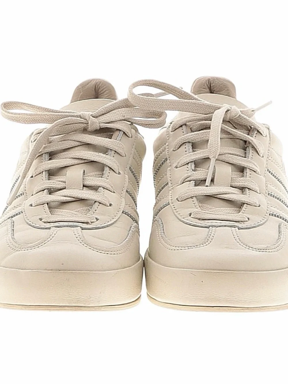 Adidas Cream Sneaker- fits more like a 7